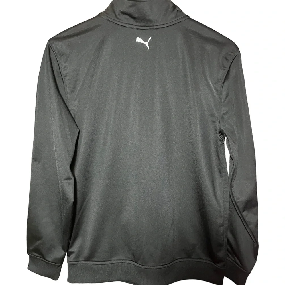PUMA Black/White Boy Full‎ Zip Jacket